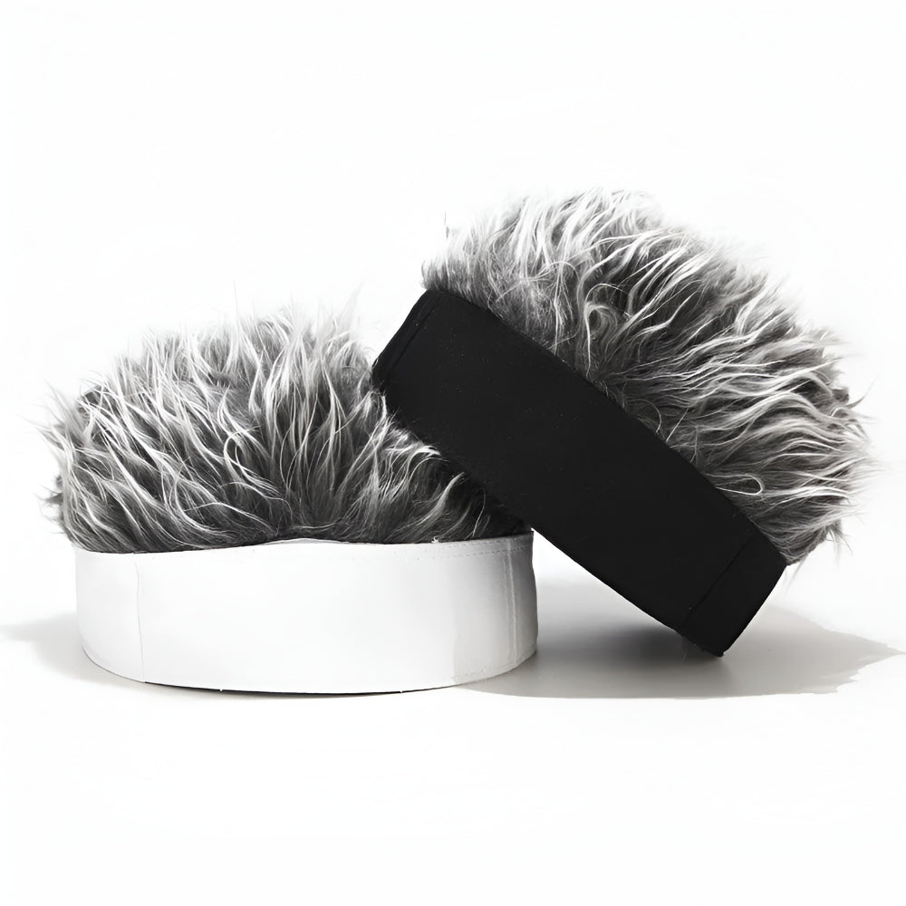 Boné com Peruca Masculina Acessório de Fantasia