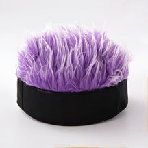 Boné com Peruca Masculina Acessório de Fantasia