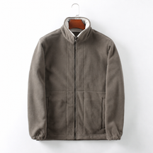 Jaqueta Masculina Casual com Gola Alta e Zíper | Jaqueta Outdoor