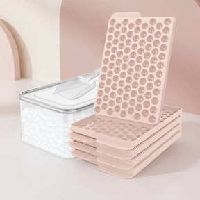 Forma de Gelo de Silicone Mini com Moldes de Bolinhas para Garrafas