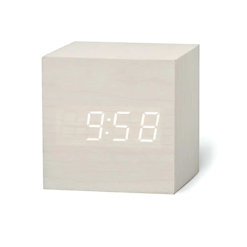 Despertador Digital de LED em Cubo