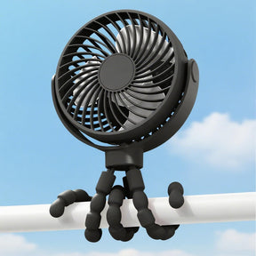 Ventilador Portátil de Clip a Bateria para Carrinho de Bebê