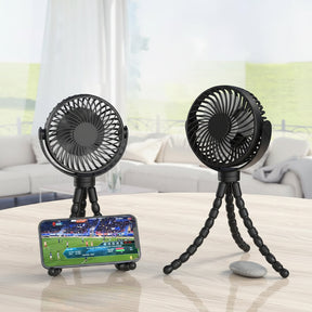 Ventilador Portátil de Clip a Bateria para Carrinho de Bebê