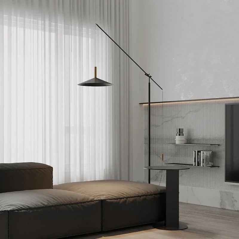 Black LED Floor Lamp – floor lamp image 4