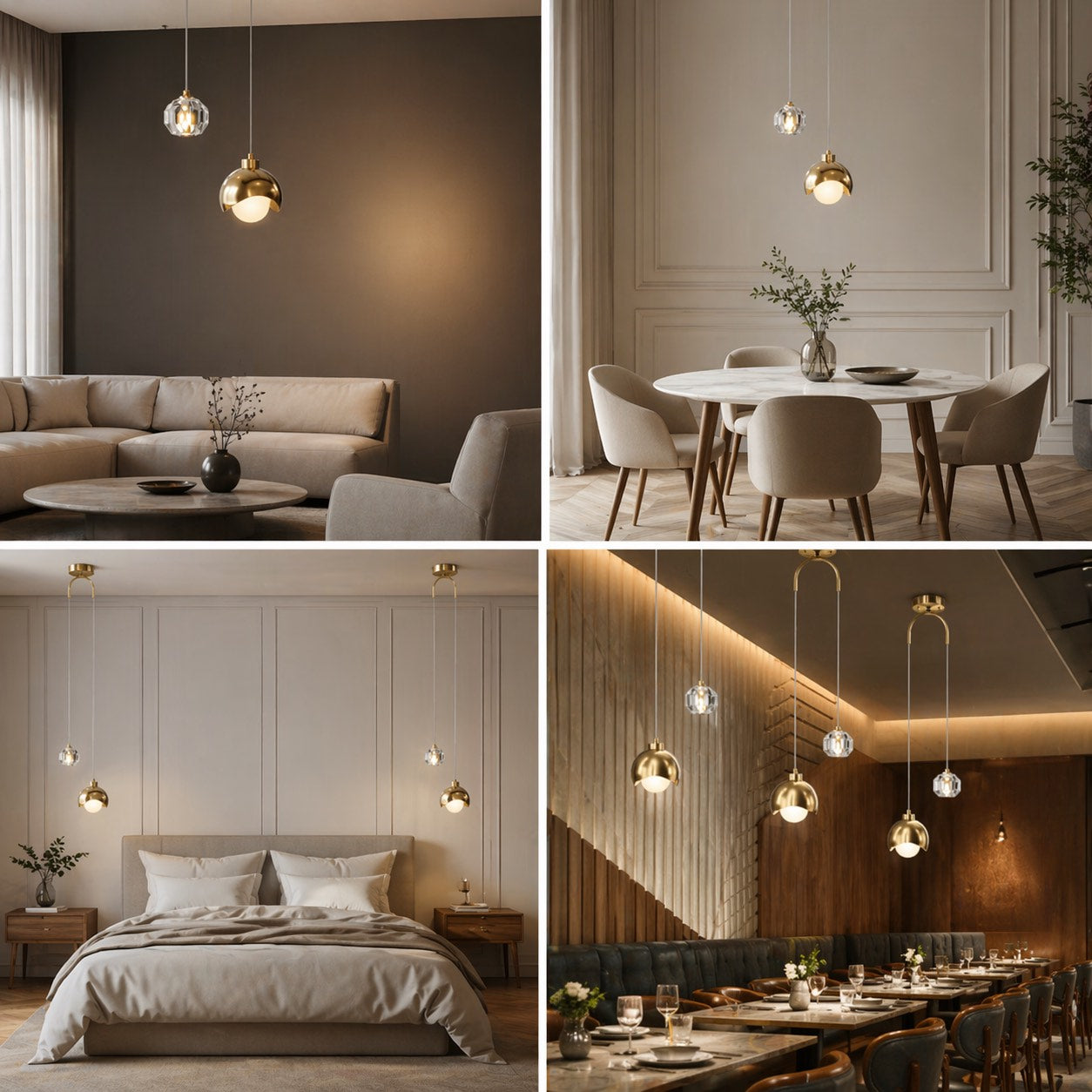 Crystal Glass Pendant Light – pendant light image 3