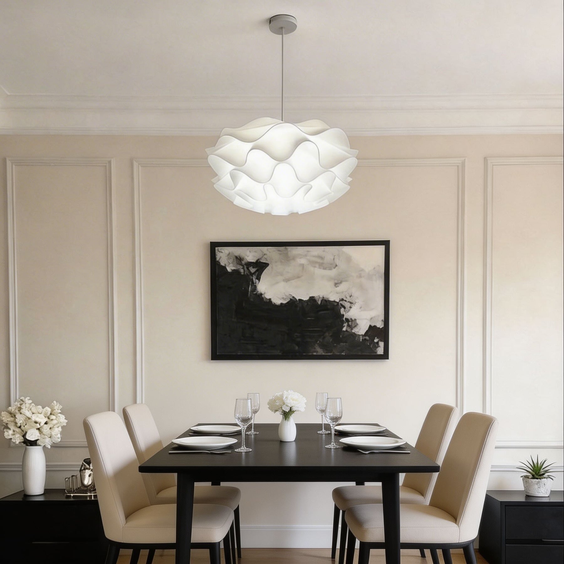 Lotus LED Pendant Light – 16" / 40.6cm – pendant light image 1