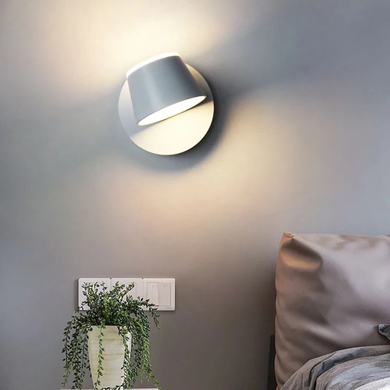 Rotatable LED Wall Lamp | Modern Adjustable Lighting