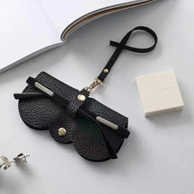 Stylish Leather Glasses Case – Slim, Shock-Proof & Fits All Frame Sizes