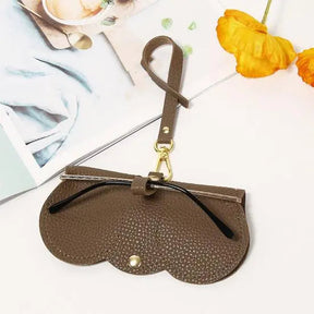 Stylish Leather Glasses Case – Slim, Shock-Proof & Fits All Frame Sizes
