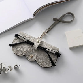 Stylish Leather Glasses Case – Slim, Shock-Proof & Fits All Frame Sizes
