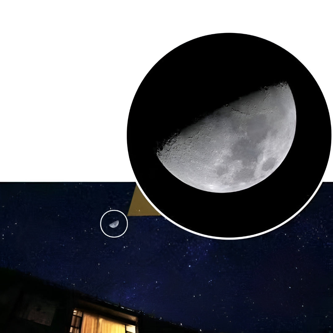 Monocular Compacto à Prova d'Água com Adaptador para Celular