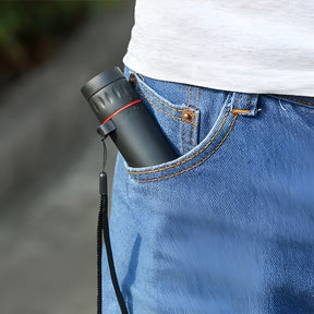 Monocular Compacto à Prova d'Água com Adaptador para Celular