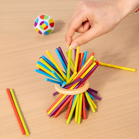 Jogo de Tabuleiro Familiar Montessori Jogo de Concentração de Madeira