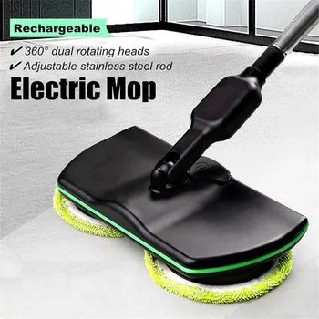 Mop Esfregão Elétrico Sem Fio para Limpeza de Pisos