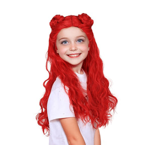 Vestido de Fantasia de Princesa de Copas Vermelhas Infantil