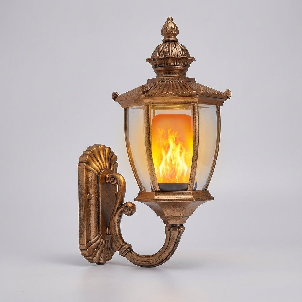 Luminária de Acento Caldeirão com LED Verde