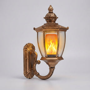 Luminária de Acento Caldeirão com LED Verde