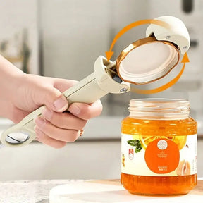 Abridor de Latas Magnético - Multifuncional, Seguro e Com Abertura Sem Esforço com um Toque