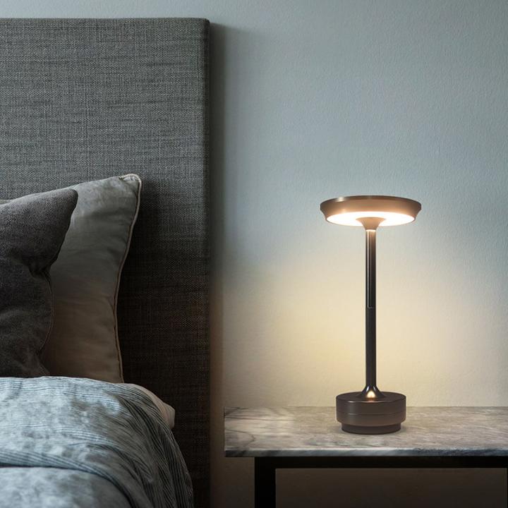 Luminária de Mesa Portátil Sem Fio - Intensidade de luz ajustável