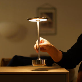 Luminária de Mesa Portátil Sem Fio - Intensidade de luz ajustável