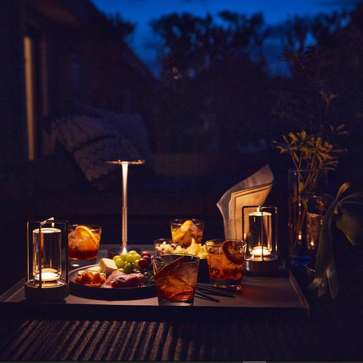 Luminária de Mesa Portátil Sem Fio - Intensidade de luz ajustável
