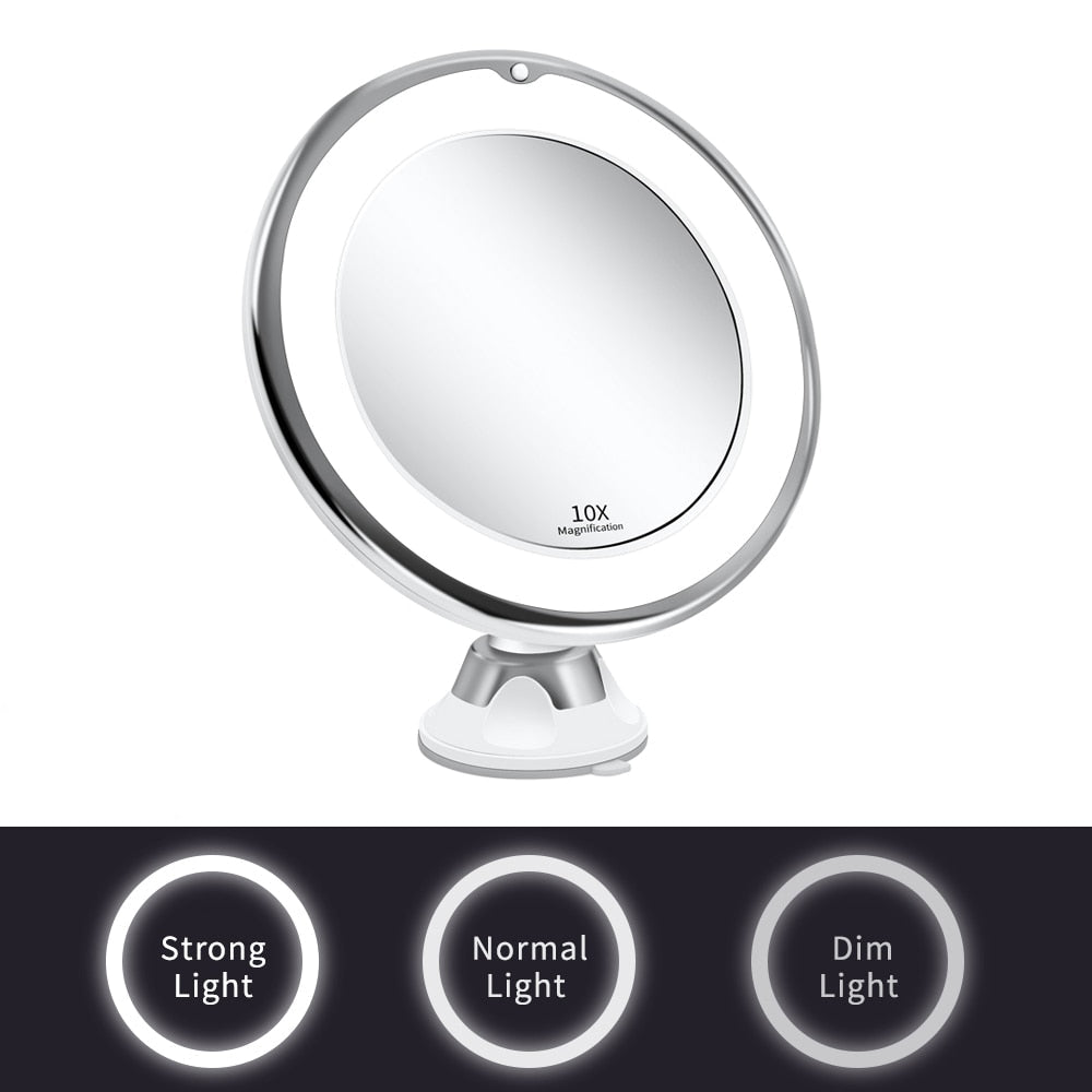 Espelho de Maquiagem com LED