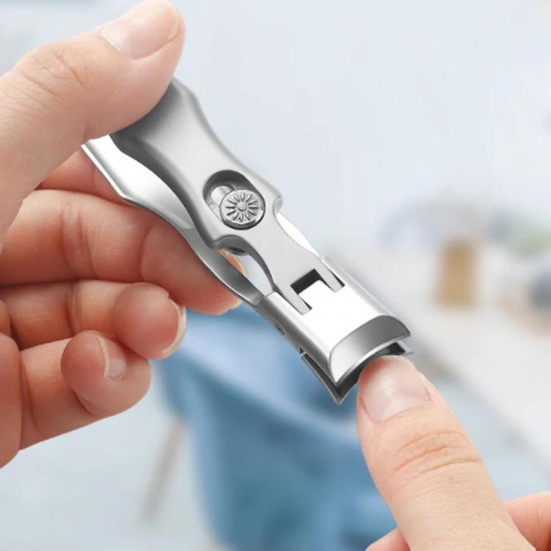 Cortador de Unhas de Aço Inoxidável Reforçado com Abertura Larga