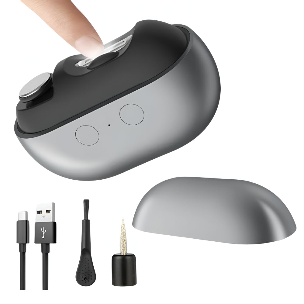 Nail Clipper Electric LED Rechargeable Grooming Tool