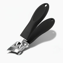 Nail Clippers Wide Jaw Stainless Steel Anti Splash Catcher