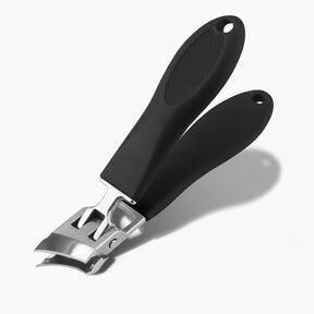 Nail Clippers Wide Jaw Stainless Steel Anti Splash Catcher