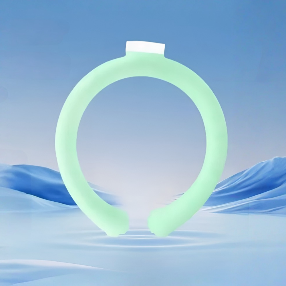 Wearable Neck Cooling Ring - Personal Cooling Device for Summer Heat Relief