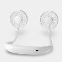 Ventilador de Pescoço Portátil - Dispositivo de Resfriamento Recarregável sem as Mãos para Casa e Ar Livre