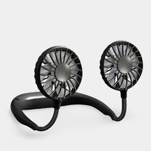 Ventilador de Pescoço Portátil - Dispositivo de Resfriamento Recarregável sem as Mãos para Casa e Ar Livre