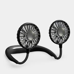 Ventilador de Pescoço Portátil - Dispositivo de Resfriamento Recarregável sem as Mãos para Casa e Ar Livre