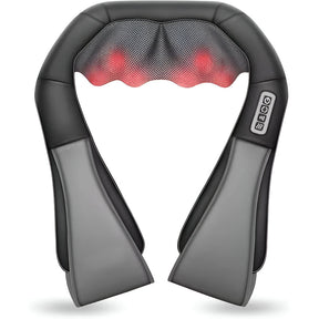 Massageador de Pescoço Shiatsu Elétrico para Uso Doméstico e Veicular