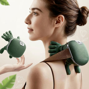 Massageador de Pescoço Portátil Elétrico para Relaxamento Profundo de Ombros