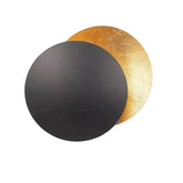 Solar Eclipse LED Wall Sconce – Modern Round Wall Light – 25cm, Gold Black – product image 13