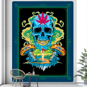 Tapeçaria Decorativa de Parede com Tema Viking