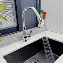 Torneira de Cozinha com Extensor de Metal para Pia