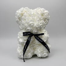 Urso de Rosas Presente de Dia das Mães Decoração de Urso de Flores Artificiais