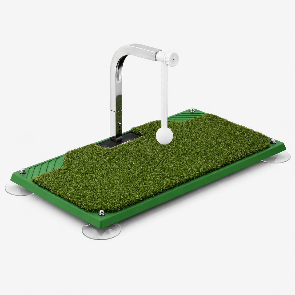 Treinador de Swing de Golfe para Uso Externo Auxiliar de Batida Portátil e Dobrável