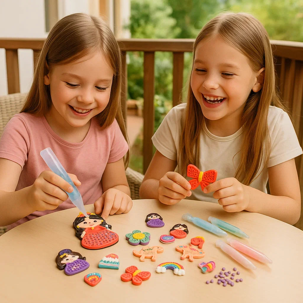 Kit de Artesanato Infantil de Pintura com Miçangas Conjunto de Atividades Criativas