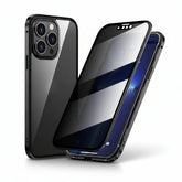 Capa de Celular com Proteção de Privacidade Anti-Espionagem de Vidro Temperado 360 Graus