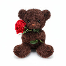 Urso de Pelúcia para o Dia dos Namorados com Rosa Presente de Pelúcia