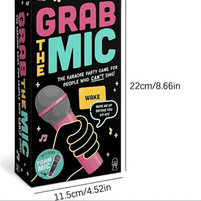Party Game Karaoke Card Microphone Singing Challenge