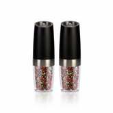 Salt Pepper Grinder Electric Gravity Adjustable Set