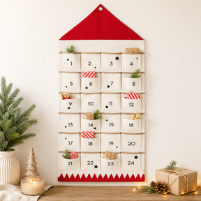 Design de Tecido para Calendário de Contagem Regressiva de Natal Personalizado
