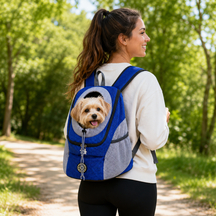 Mochila de Transporte para Cães, Design Prático para Viagens
