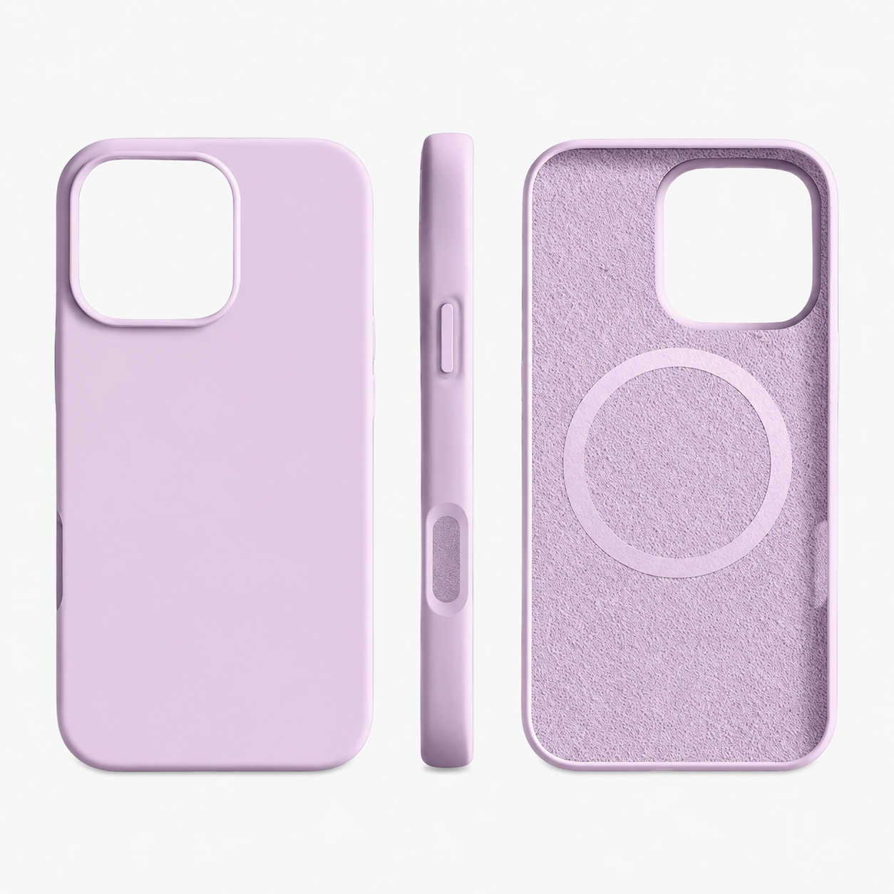 Phone Case Magnetic Silicone Wireless Charging Protective Cover
