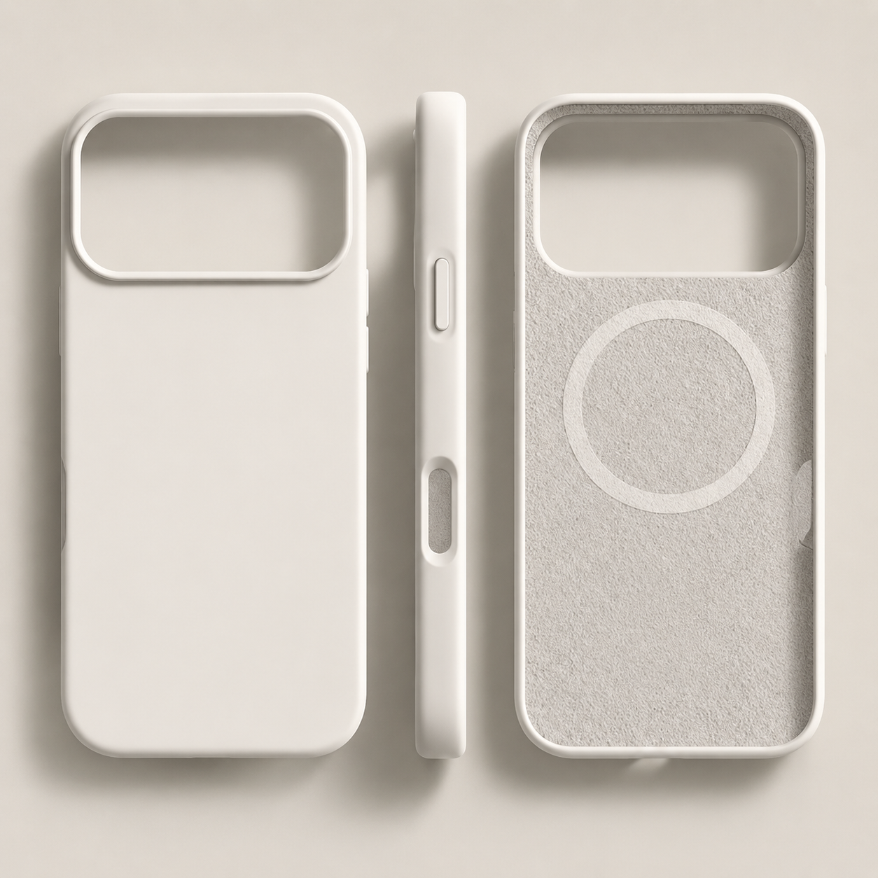 Phone Case Magnetic Silicone Wireless Charging Protective Cover